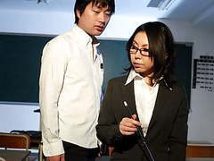 Korean Nudes presents: Horny japanese teacher minami kitagawa blows her students ha