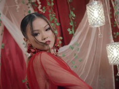 Korean Nudes presents: Hairy japanese model luly chu spreads legs to ride a white dick