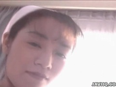 Korean Nudes presents: Doggystyle fucked asian takes cum on her face