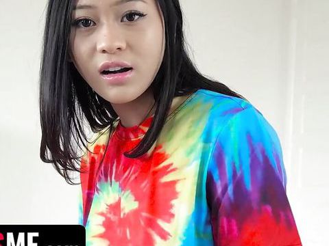 Korean Nudes presents: Tiny asian step sisters taking their first big cocks full movie