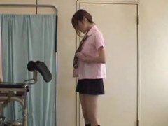Korean Nudes presents: Asian teen having her pussy examined